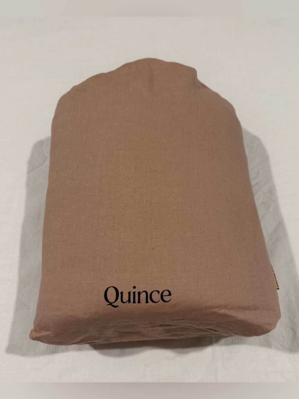 New Quince European Linen Duvet Cover Set King/Cal King - Desert Sunset $214 - Picture 7 of 11